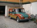 "The 4. Norwegian Fridolin just after it got its new licenceplates. This is veteran licenceplates used in Norway before 1971. The figures tells all. The car still got the commersial from the carpaintshop on the sides of the van. Probably made back in the early 80`s. The roofrack is from the swedish army. Heavy! In more than one meaning... "

(Hinzugefgt: 21.02.2005, 20:45:28)