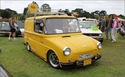 " 
 
This VW oddity—owned by Antonio Montoya of Campbell, California—was commissioned by the German postal service as a delivery vehicle, and was basically engineered using whatever Volkswagen could pull off the shelf at the time. Parts included some from the Karmann Ghia, the Beetle, the Type 3, and the Bus; their collective funkiness spawned the 34-hp Type 147. Few were built, and even fewer survive. "

(Hinzugefgt: 09.10.2011, 11:21:51)